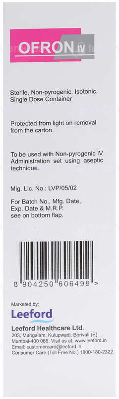 Ofron Iv Infusion 100 ML